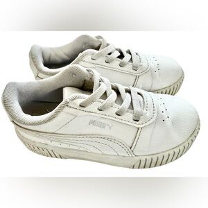 Puma Kids White Sneakers - Size 9
